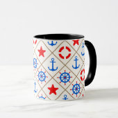 Mug Promenade maritime . (Devant droit)