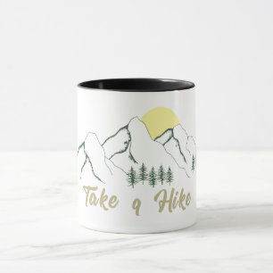 Mug Promenez-vous dans la randonnée extérieure logo pi