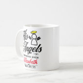 MUG PROMESSE D'ANGE PERSONNALISÉE - PSALM 91:11 (Devant gauche)
