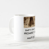 MUG PROMESSE VIDE DE L'ESPACE… REMPLIE (Devant gauche)