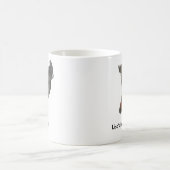 Mug promo noir Rouge-coupé la queue de librairie de (Centre)