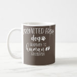 Mug Promoted From Dog Grandma To Human Grandma<br><div class="desc">Doctorat From Dog Grandma To Human Grandma Venin. Parfait pour papa,  maman,  papa,  men,  women,  friend et family members on Thanksgiving Day,  Christmas Day,  Mothers Day,  Fathers Day,  4th of July,  1776 Independent Day,  Vétérans Day,  Halloween Day,  Patrick's Day</div>