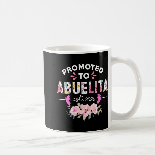 Mug Promoted To Abuelita Est 2026 New Spanish Grandma (Droite)