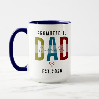 Mug Promoted to Dad | Personalized First Father’s Day