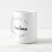Mug Promoted to Grandma (Devant gauche)
