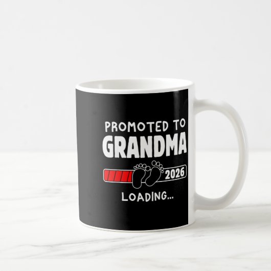 Mug Promoted To Grandma Est 2026 Soon To Be New Grandm (Droite)