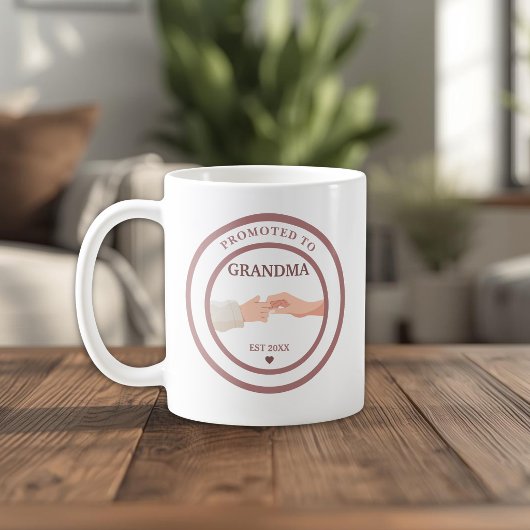 Mug Promoted to Grandma Est. 20XX 