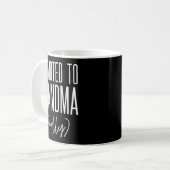 Mug Promoted To Grandma Finally First Time Grandma New (Devant gauche)