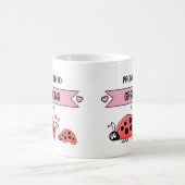 Mug Promoted to grandma ladybugs pink (Centre)