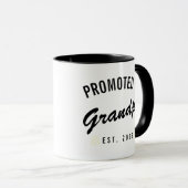 Mug Promoted to Grandpa Est. 2026 (Devant droit)