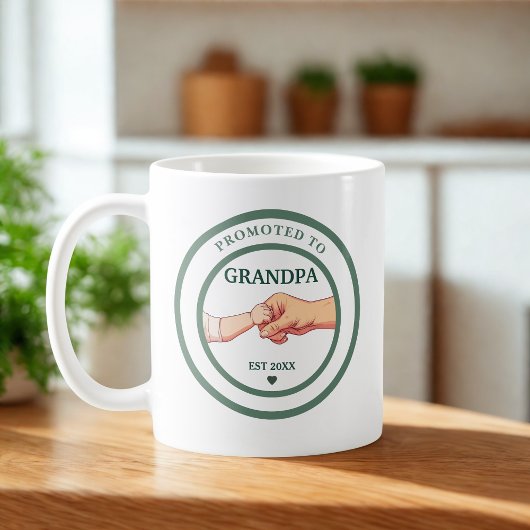 Mug Promoted to Grandpa Est. 20XX