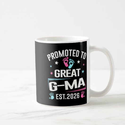 Mug Promoted To Great G-ma Est 2026 Pregnancy Announce (Droite)
