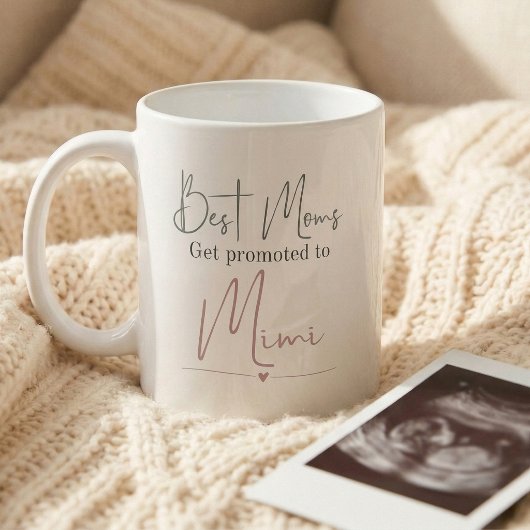 Mug Promoted to Mimi Gift Pregnancy Announcement