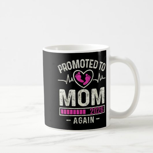 Mug Promoted To Mom Again 2026 Expecting Baby Soon To  (Droite)