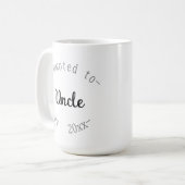 Mug Promoted to Uncle (Devant gauche)