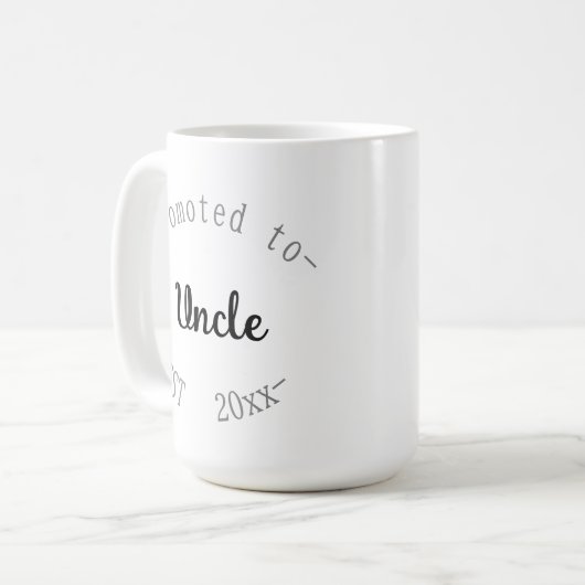 Mug Promoted to Uncle (Devant gauche)