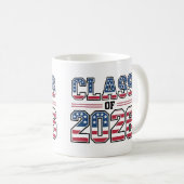 Mug Promotion 2026 Drapeau USA Diplômé (Devant droit)