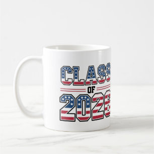 Mug Promotion 2026 Drapeau USA Diplômé