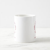 Mug Promotion 2026 Nom de l'école Emblème Marron Remis (Centre)