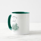 Mug Promotion au rang de papa année estimée. (Devant gauche)