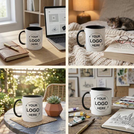 Mug Promotion de la marque avec logo d'entreprise