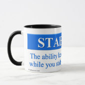 Mug Promotion de la stabilité de lieu de travail (Gauche)