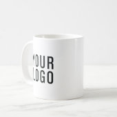 Mug Promotion du logo de l'entreprise personnalisée (Devant gauche)