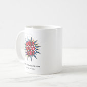 Mug Promotion du logo d'entreprise (Devant gauche)