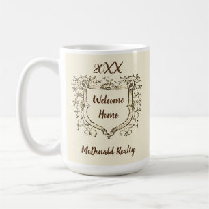 Mug Promotion Realtor Bouclier Vintage Accueil