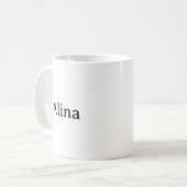Mug Promotion Simple de Marque 11 oz Classique (Devant gauche)