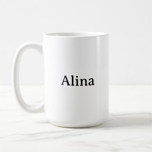 Mug Promotion Simple de Marque 15 oz Classique (Gauche)