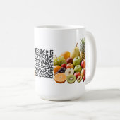Mug promotionnel d'entreprise avec code-barres per (Devant droit)