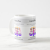 Mug promotionnel pour avocat - HAMbyWG (Devant gauche)