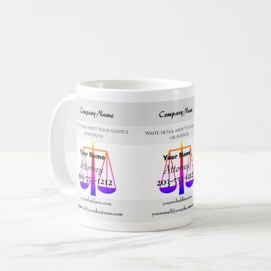 Mug promotionnel pour procureur - HAMbyWG (Devant gauche)