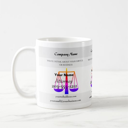 Mug promotionnel pour procureur - HAMbyWG (Gauche)