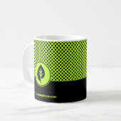 Mug Promotions Lime-Green & Black Entrepreneur (Devant gauche)
