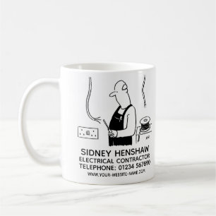 Mug Promotions pour électricien ou entrepreneur électr