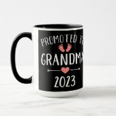 Mug Promu à grand-mère 2023 faire-part de grossesse (Gauche)