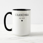 Mug Promu à Grand-mère et Grand-père Est 2025 (Gauche)