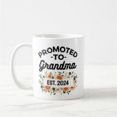 Mug Promu à Grand-mère Funny New Grand-mère Floral (Gauche)