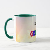 Mug Promu à grand-mère, Pastel Clouds Design (Gauche)