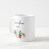 Mug Promu À Grandma Est 2025 Plantes Mimi Gigi Gaga (Devant gauche)