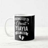 Mug Promu À Great Yiayia Est 2025 Grossesse Announ (Gauche)