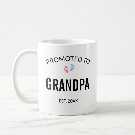 Mug Promu à la Grossesse de grand-père (Gauche)