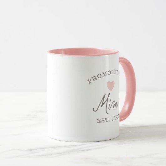 Mug Promu à la Journée des mères de Mimi Script (Devant droit)