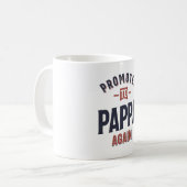 Mug Promu À Nouveau À Pappa | Père grand-père (Devant gauche)