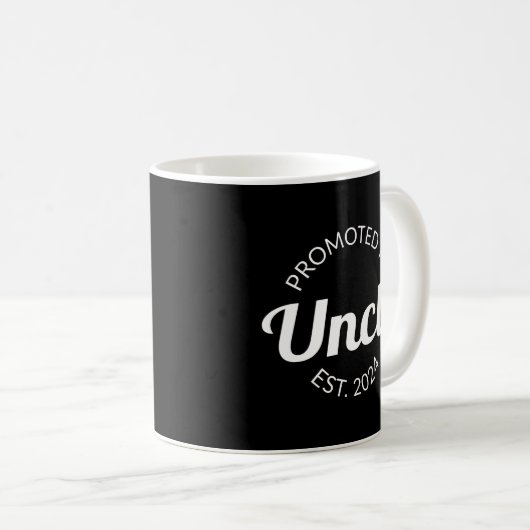 Mug Promu À Oncle Est. 2024 I (Devant droit)