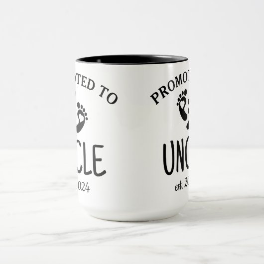 Mug Promu à oncle / Premier oncle script Coffee (Centre)