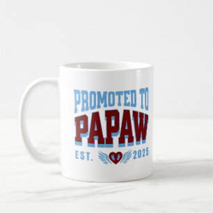 Mug Promu À Papaw Est. faire-part de grossesse 2025