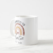 Mug Promu à Tante 2024, Faire-part de grossesse (Devant gauche)